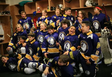 Enfants hockey Chamonix