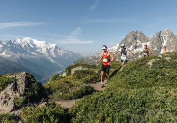 coureurs sur l'aiguille des posettes