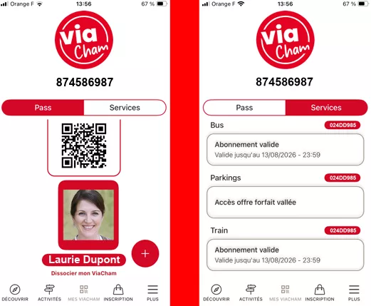 Carte ViaCham